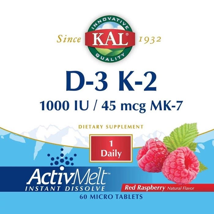 Kal D-3 K-2 Activmelt 60 Count