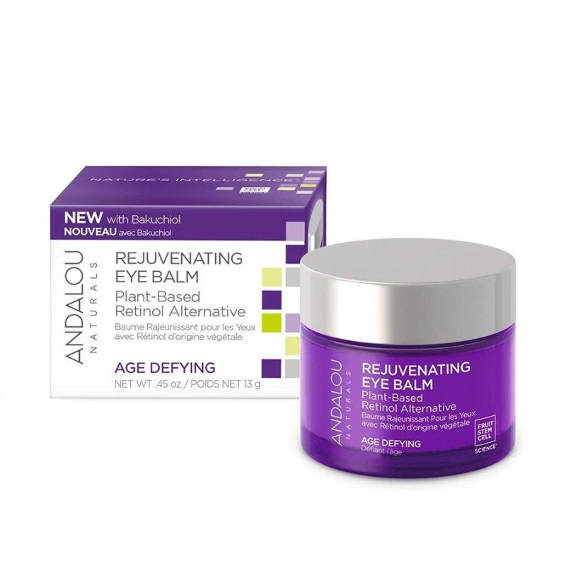 Andalou Naturals Age Defying Rejuvenating Retinol Alternative Eye Balm 0.45 Oz