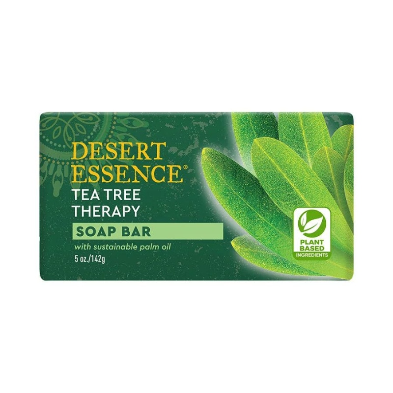 Desert Essence Tea Tree Oil Therapy Cleansing Soap Bar 5 Oz