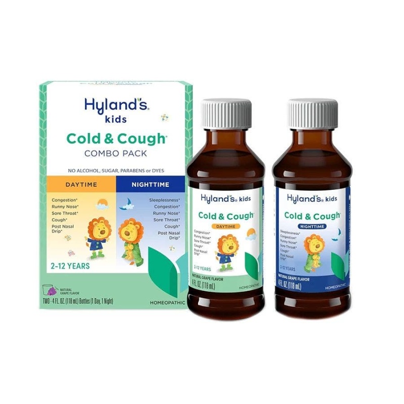 Hyland's Kids Grape Cold & Cough Combo Pack 8 Fl. Oz