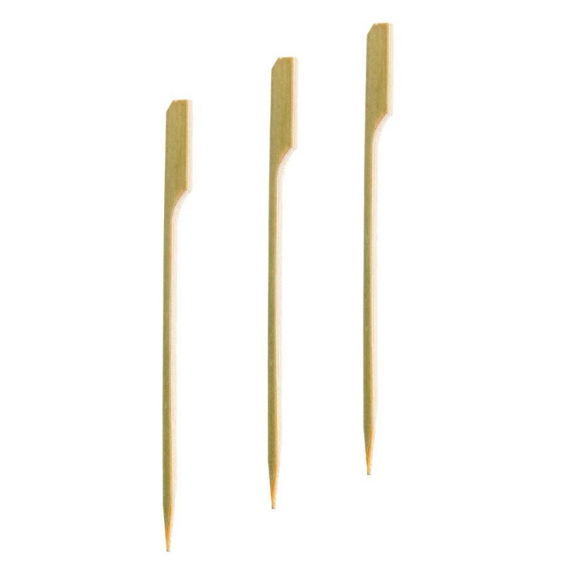 Helen's Asian Kitchen Flat 7" Bamboo Skewers 100 Count