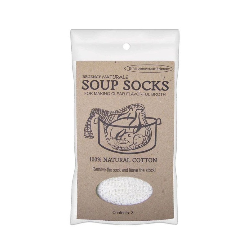 Regency Natural Cotton Soup Socks Set Of 3