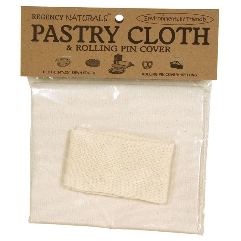 Regency Natural Pastry Cloth And Rolling Pin Cover 24" X 20"