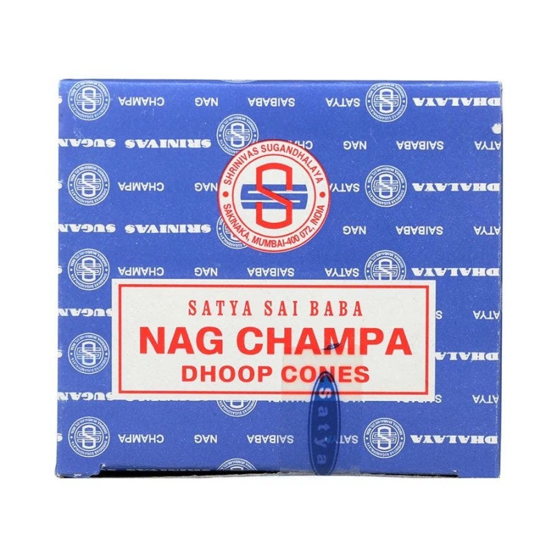 Sai Baba Nag Champa Incense Cones 12 Cones