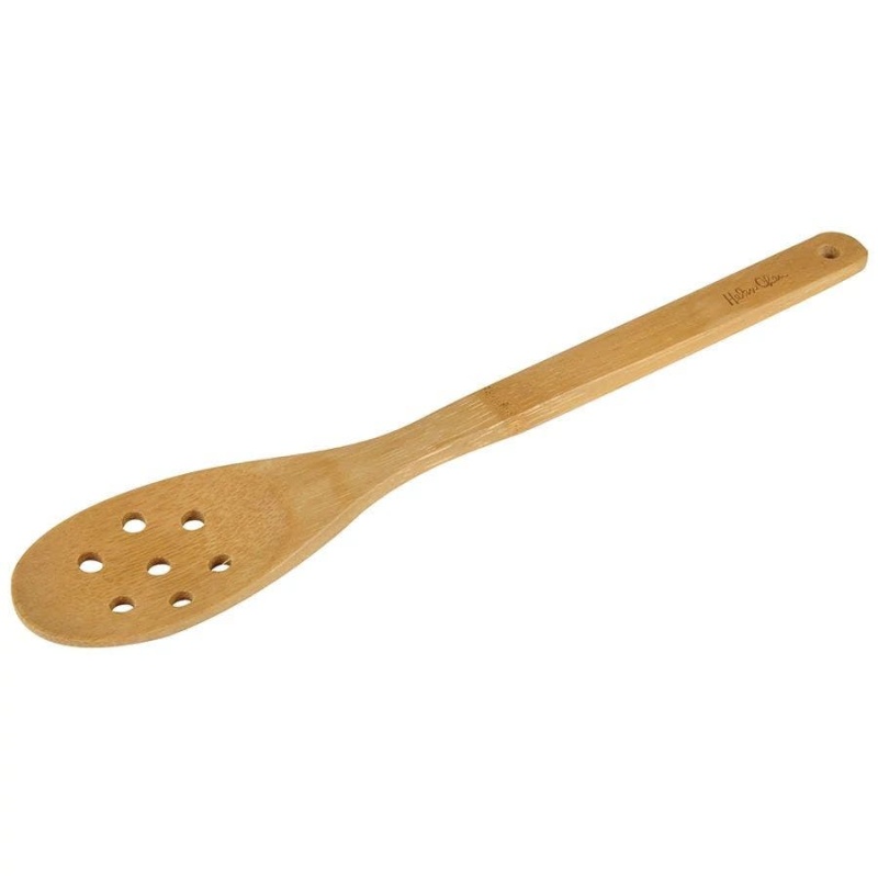 Helen's Asian Kitchen Bamboo Pierced Spoon 12"