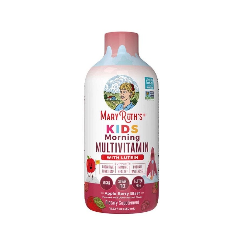 Maryruth's Apple Berry Kids Morning Multivitamin 15.22 Fl. Oz