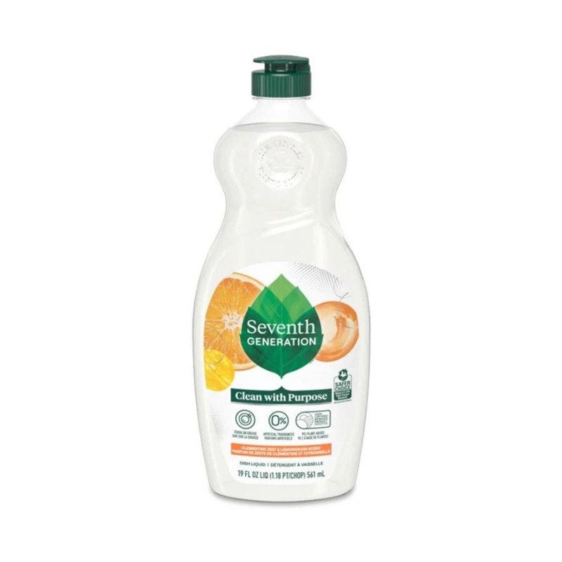 Seventh Generation Clementine Zest & Lemongrass Dish Soap 19 Fl. Oz
