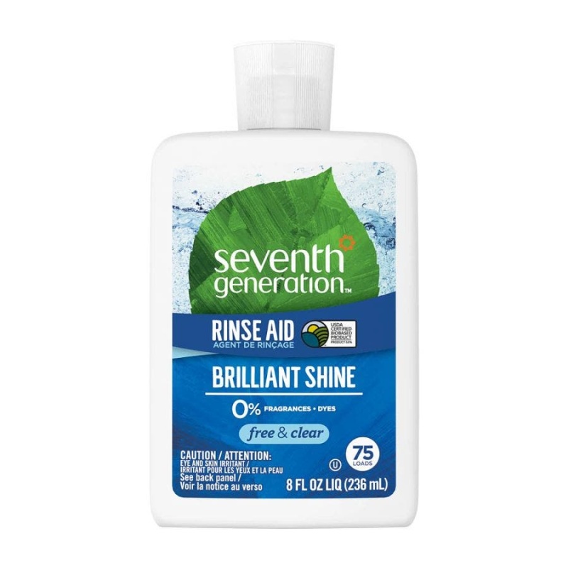 Seventh Generation Fragrance-Free Power+ Rinse Aid 8 Fl. Oz