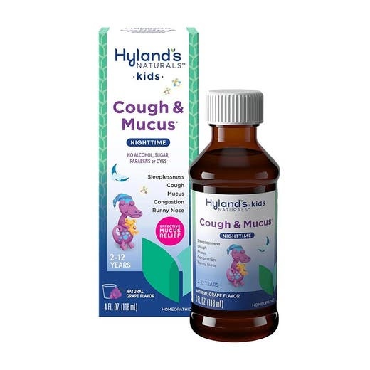 Hylands Kids Nighttime Cough & Mucus 4 Fl. Oz - Natural Relief
