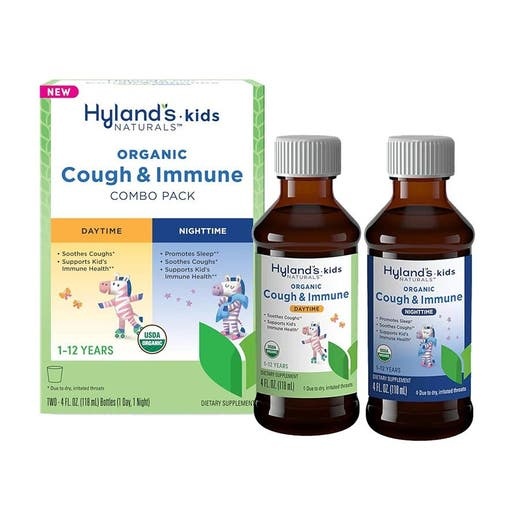 Hyland's Kids Organic Cough & Immune Day & Night Value Pack 8 Oz