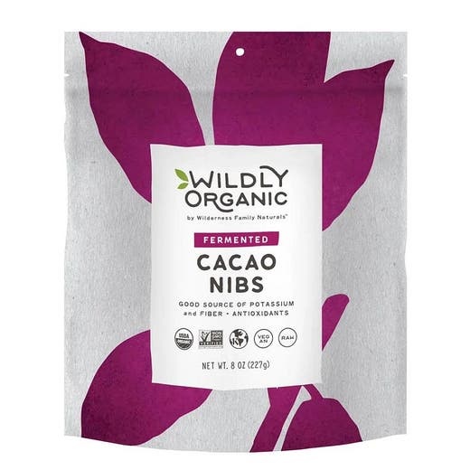 Wildly Organic Fermented Cacao Nibs 8 Oz