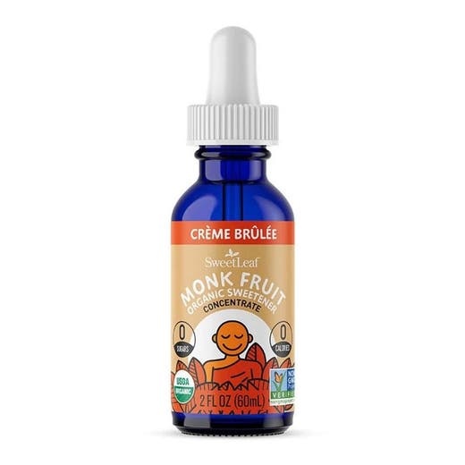 SweetLeaf Organic Creme Brulee Liquid Monk Fruit 2 Fl. Oz