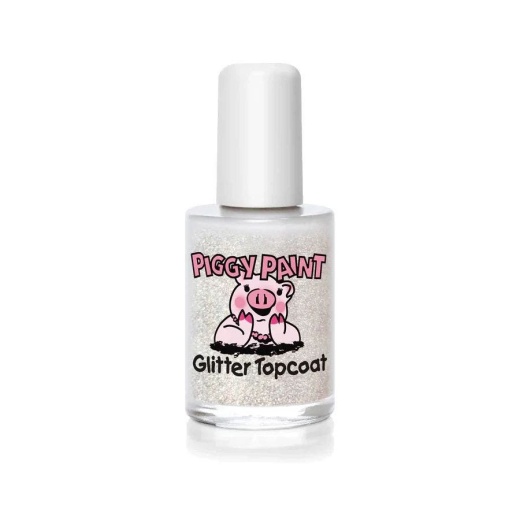 Piggy Paint Glitter Topcoat Nail Polish 0.5 Fl. Oz