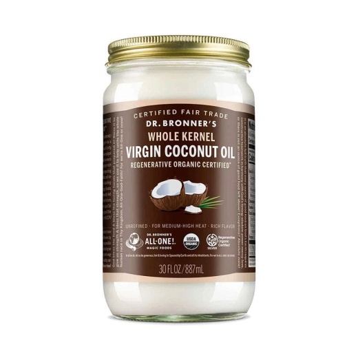 Dr. Bronner's Whole Kernel Coconut Oil 30 Fl. Oz. - Case Of 12