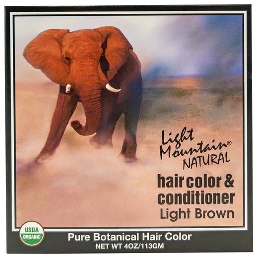 Light Mountain Brown Henna Hair Color & Conditioner 4 Oz