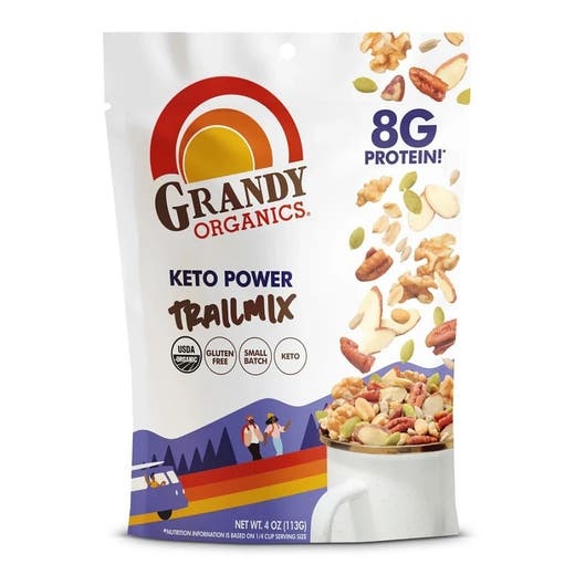 Grandy Organics Keto Power Trail Mix 4 Oz – A Delicious, Nutritious Snack for Your Keto Journey