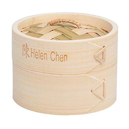 Helen's Asian Kitchen Dim Sum Bamboo Steamer 4" 2 Pack