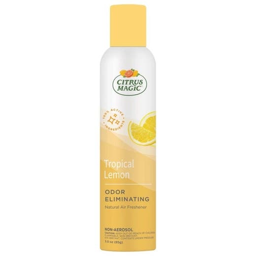 Citrus Magic Tropical Lemon Natural Odor Eliminating Air Freshener Spray 3 Fl. Oz