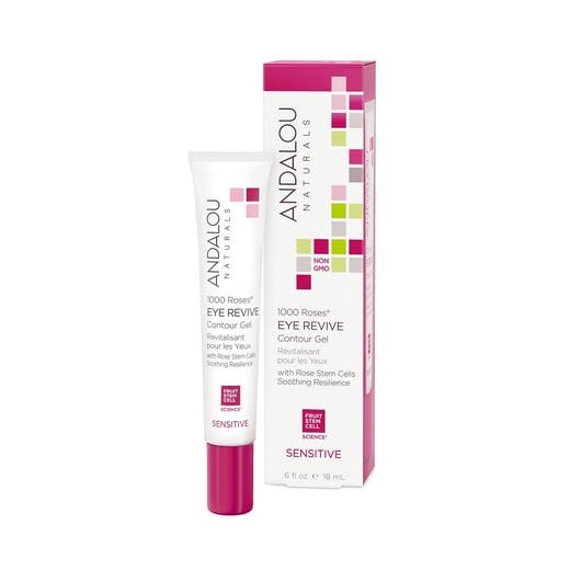Andalou Naturals Sensitive 1000 Roses Eye Revive Contour Gel - 0.6 Fl. Oz