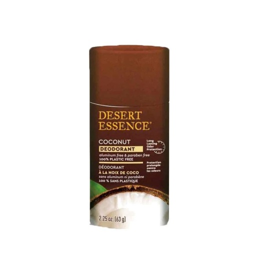Desert Essence Coconut Plastic-Free Deodorant 2.25 Oz