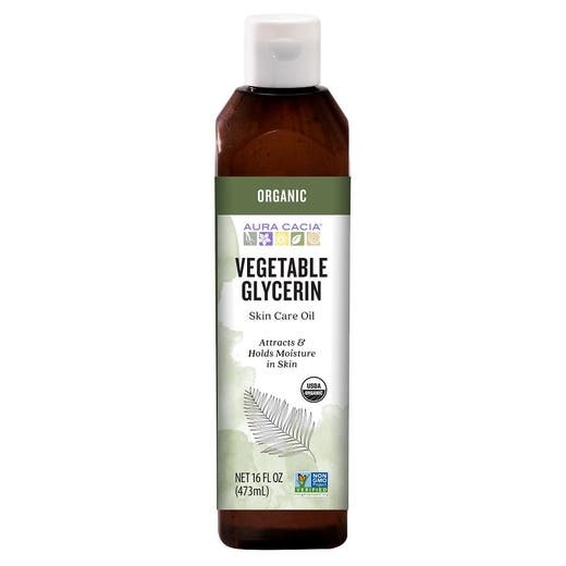 Aura Cacia Organic Vegetable Glycerin 16 Fl. Oz - Pure Moisture for Your Skincare