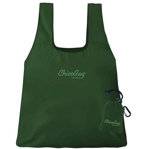 Chicobag Original Fairway Green Reusable Shopping Bag 17 X 15