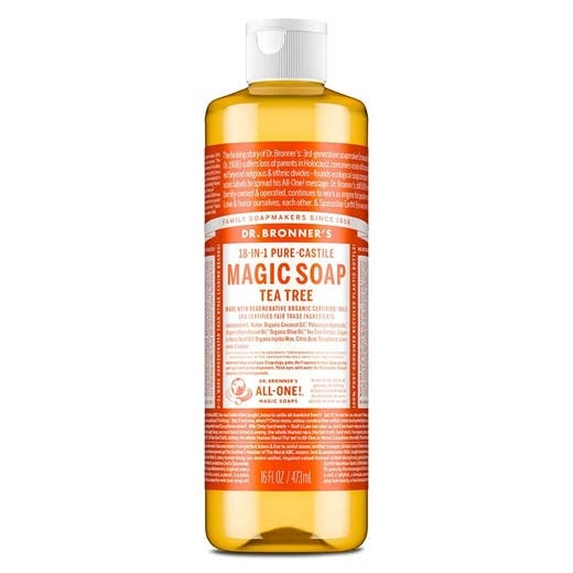 Dr. Bronner's 18-In-1 Tea Tree Castile Soap - 16 Fl. Oz