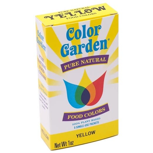 Color Garden Yellow Natural Food Coloring - 5 (6G) Packets