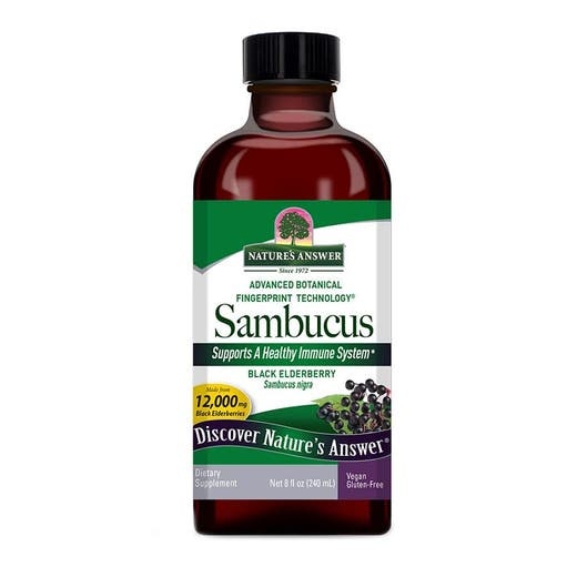 Nature's Answer Sambucus Extract 8 Fl. Oz - Immune Support Syrup