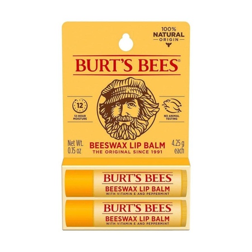 Burt's Bees Beeswax Lip Balm 2-Pack – Natural Lip Care Solution