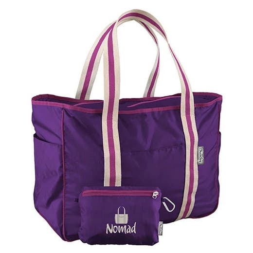 Chicobag Purple Nomad Reusable Shoulder Tote 17 X 13 X 7