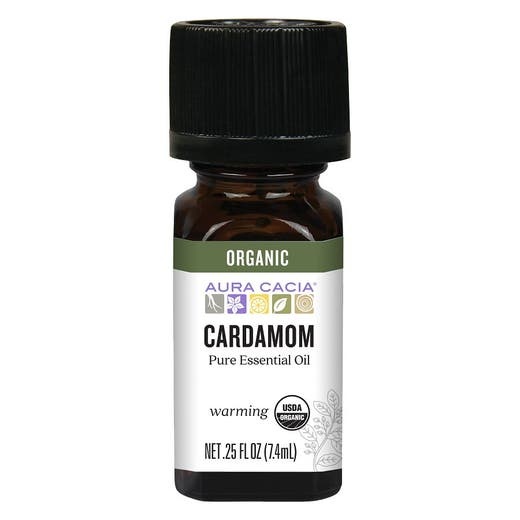Aura Cacia Organic Cardamom Essential Oil - 0.25 Fl. Oz