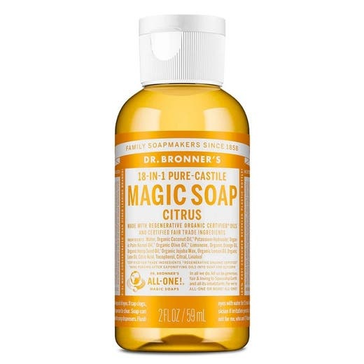 Dr. Bronner's 18-In-1 Citrus Orange Castile Soap - 2 Fl. Oz