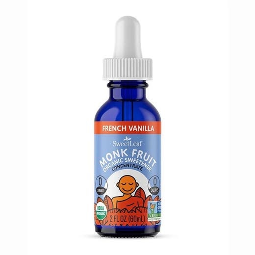 Sweetleaf Organic French Vanilla Liquid Monk Fruit 2 Fl. Oz - Your Guilt-Free Sweetening Solution