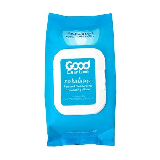 Good Clean Love Rebalance pH-Balanced Wipes 30 Count