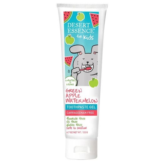 Desert Essence Kids Green Apple Watermelon Toothpaste Gel - 4.7 Oz