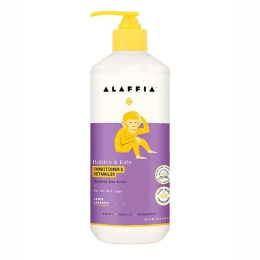 Alaffia Lemon Lavender Kids Conditioner & Detangler 16 Fl. Oz