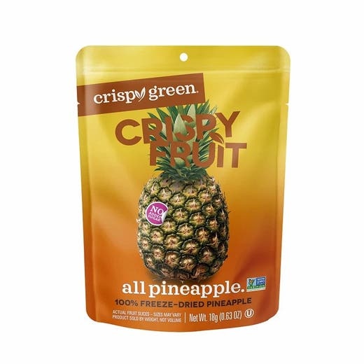 Crispy Green Pineapple Freeze-Dried Fruit 0.63 Oz