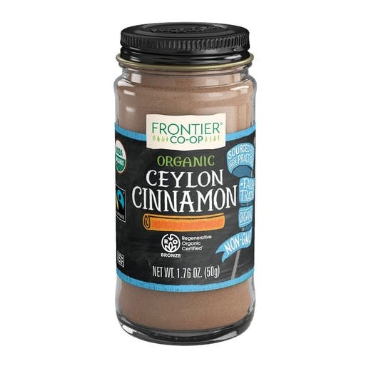 Frontier Co-Op Ceylon Cinnamon, Ground - Regenerative Organic Certified® 1.76 Oz