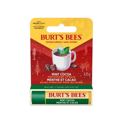 Burt's Bees Mint Cocoa Lip Balm 0.15 Oz