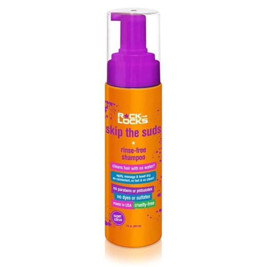 Rock The Locks Super Citrus Foaming No-Rinse Shampoo 7 Fl. Oz