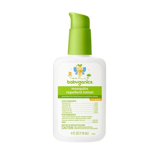 Babyganics Fragrance-Free Baby Mosquito Repellent Lotion - 4 Fl. Oz