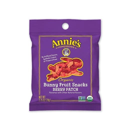 Annie's Organic Berry Patch Bunny Fruit Snacks 2.75 Oz
