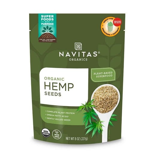 Navitas Organics Hemp Seeds 8 Oz - Pure Nutrition Awaits