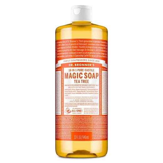 Dr. Bronner's 18-In-1 Tea Tree Castile Soap 32 Fl. Oz