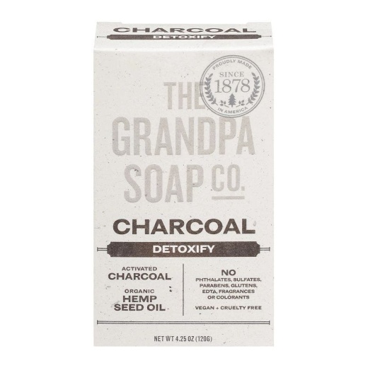 The Grandpa Soap Co. Charcoal Detoxify Bar Soap 4.25 Oz