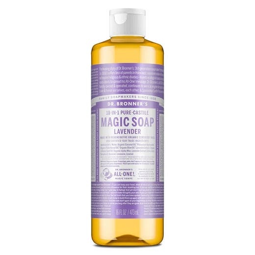 Dr. Bronner's 18-In-1 Lavender Castile Soap - 16 Fl. Oz