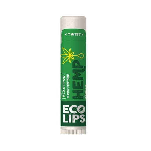 Eco Lips Vanilla Organic Hemp Plant Pod Lip Balm - 0.15 Oz