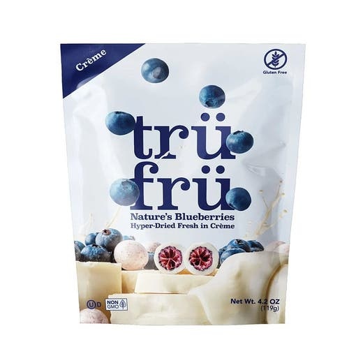 Tru Fru Hyper-Dried Blueberries In Creme 4.2 Oz