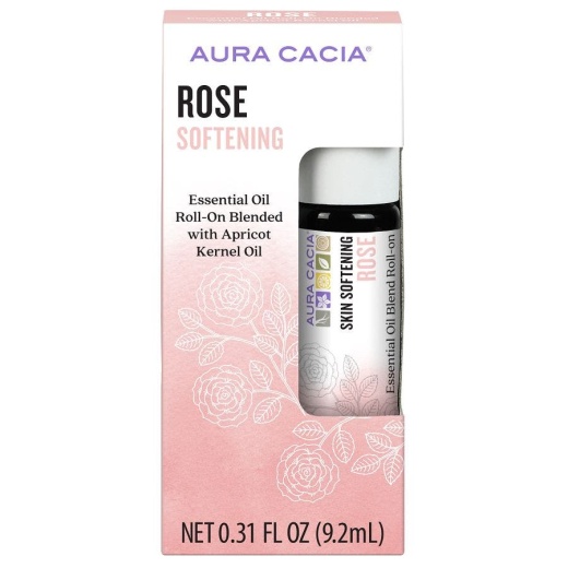 Aura Cacia Rose Roll-On 0.31 Fl. Oz